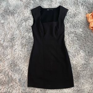 Zara black mini dress